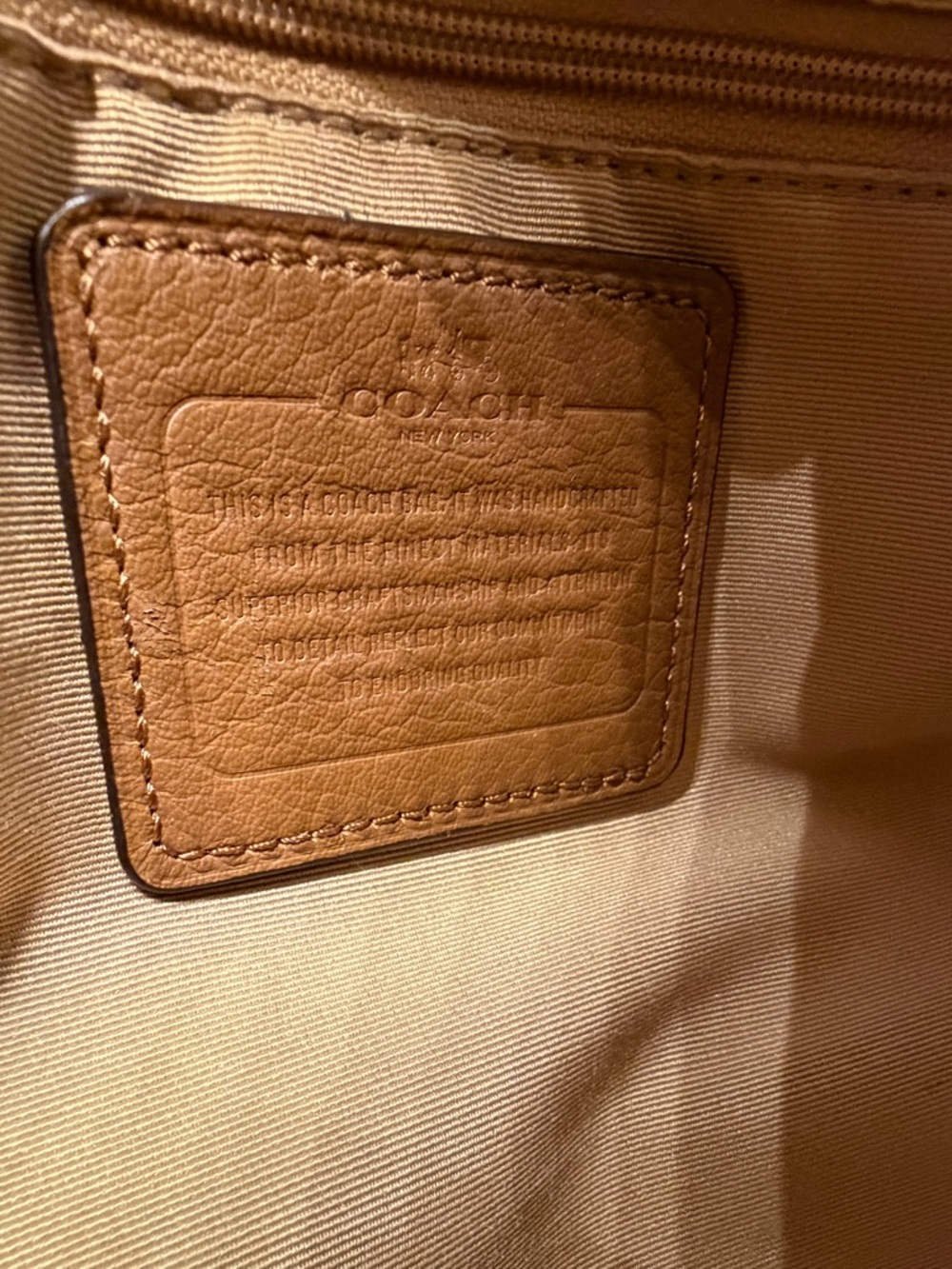Coach Stripe Drawstring Carryall Shoulder Bag - Picture 11 of 16